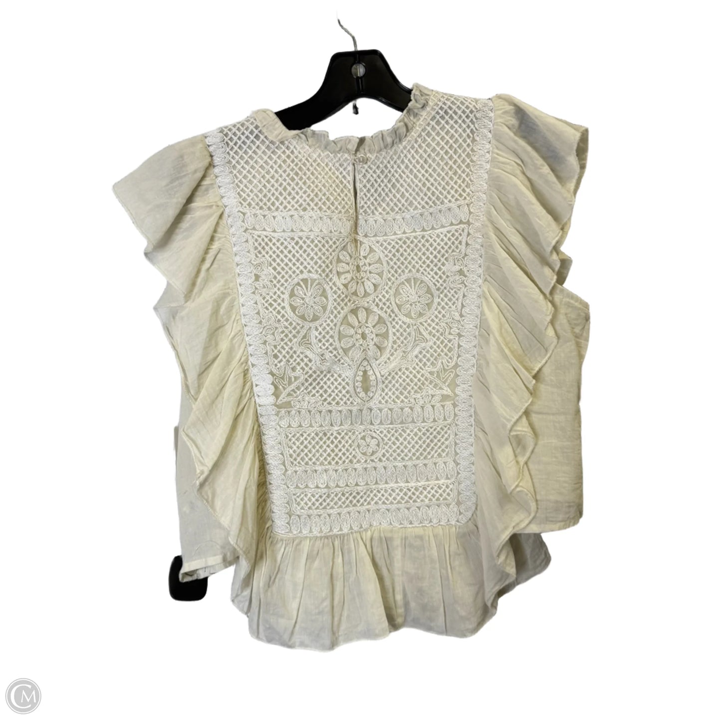 Top Sleeveless By Jolie In Cream, Size: L