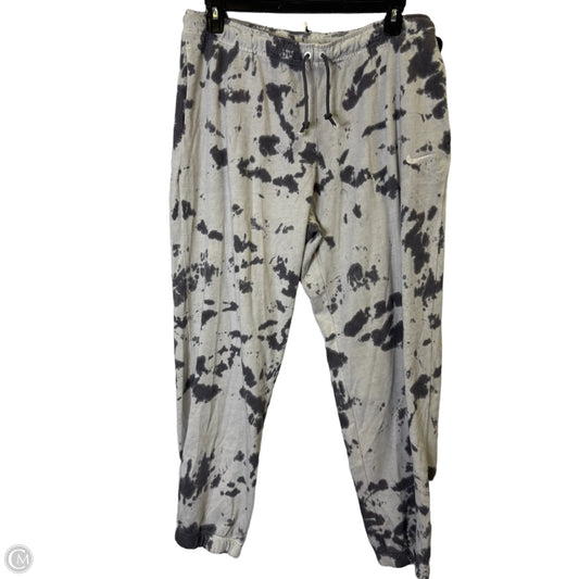 Athletic Pants By Nike Apparel In Grey, Size: L