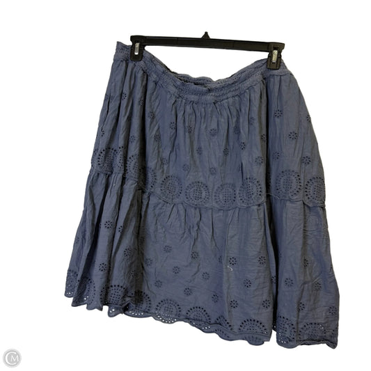 Skirt Mini & Short By Lane Bryant In Blue, Size: 22