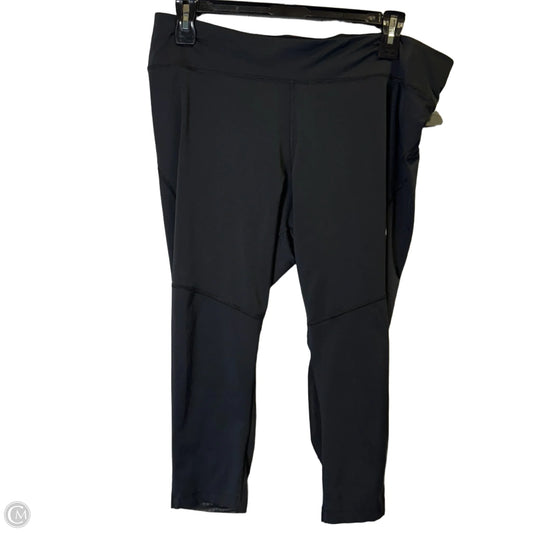 Athletic Leggings Capris By Nike Apparel In Black, Size: 2x