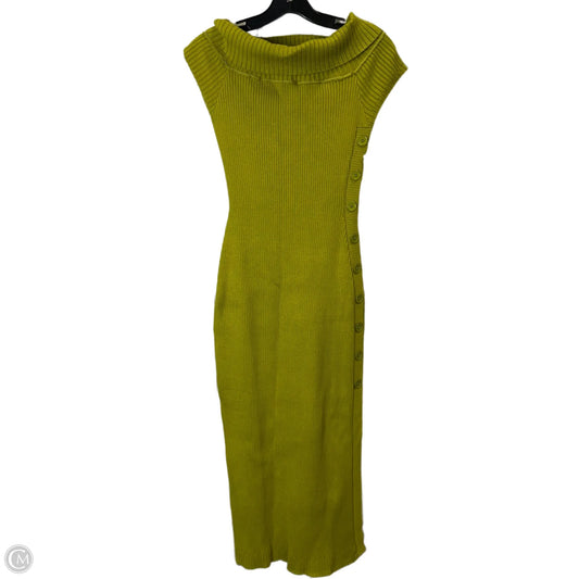 Dress Casual Midi By Lulus In Green, Size: L