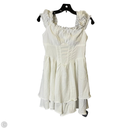 Romper By Shein In White, Size: S