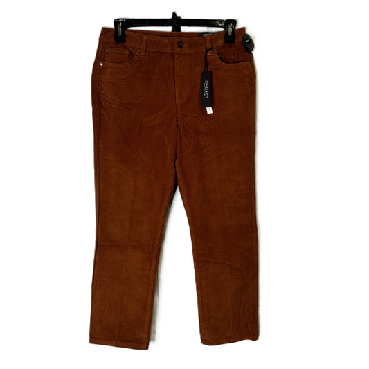 Pants Corduroy By Jones And Co In Brown, Size: 12