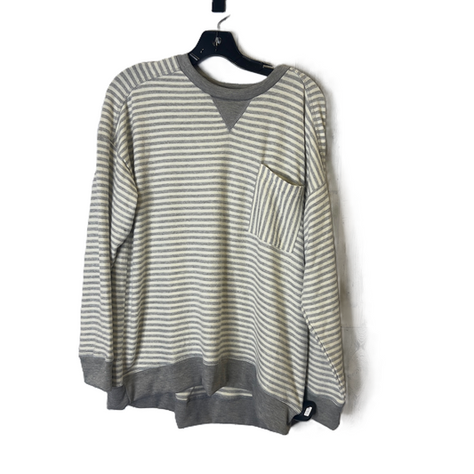 Top Long Sleeve By Clothes Mentor In Grey, Size: M