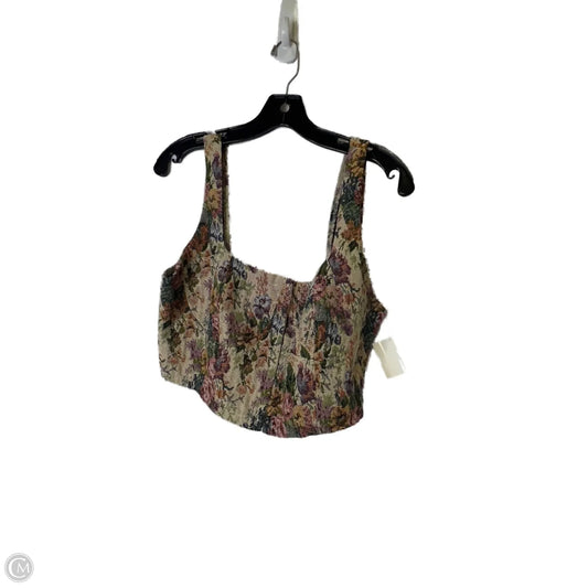 Top Sleeveless By Wild Fable In Floral Print, Size: Xl