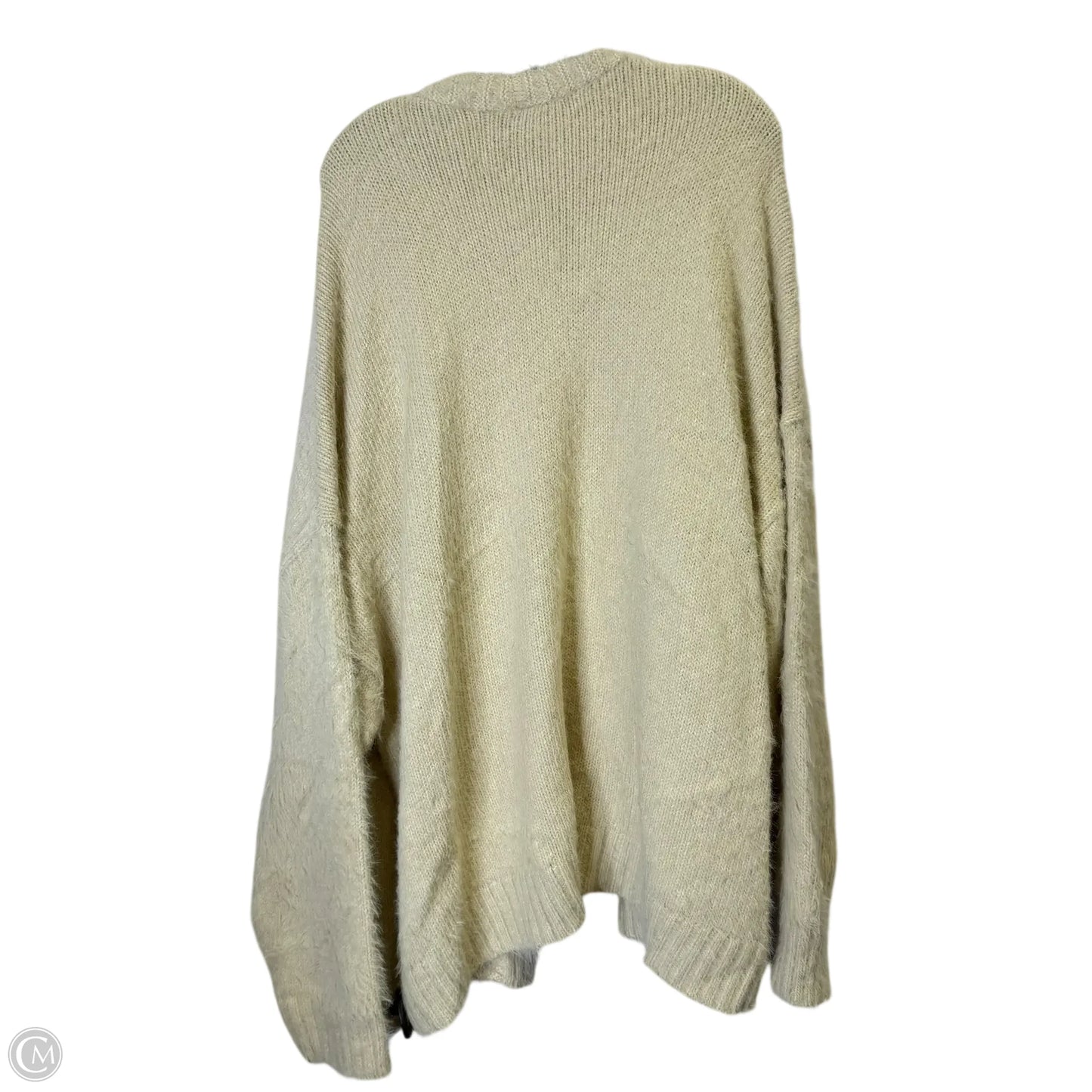 Sweater Cardigan By American Eagle In Beige, Size: Xl