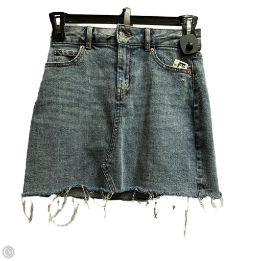 Skirt Mini & Short By Wild Fable In Blue Denim, Size: 0