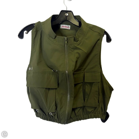 Top Sleeveless By Clothes Mentor In Green, Size: 2x