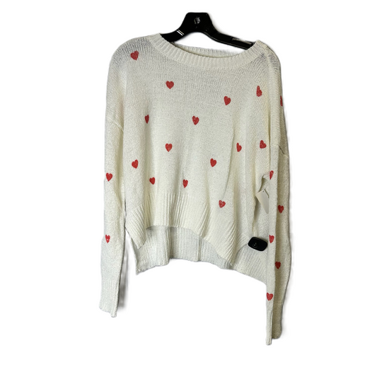 Sweater By Jessica Simpson In Cream, Size: L