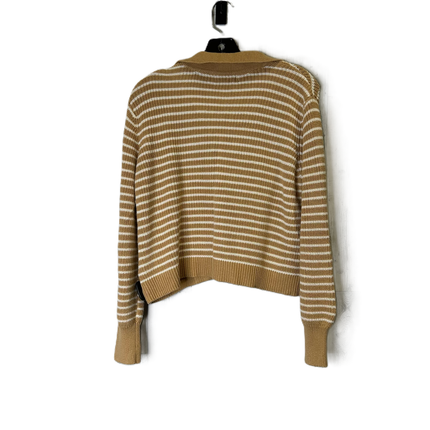 Sweater By Embossed In Tan, Size: M