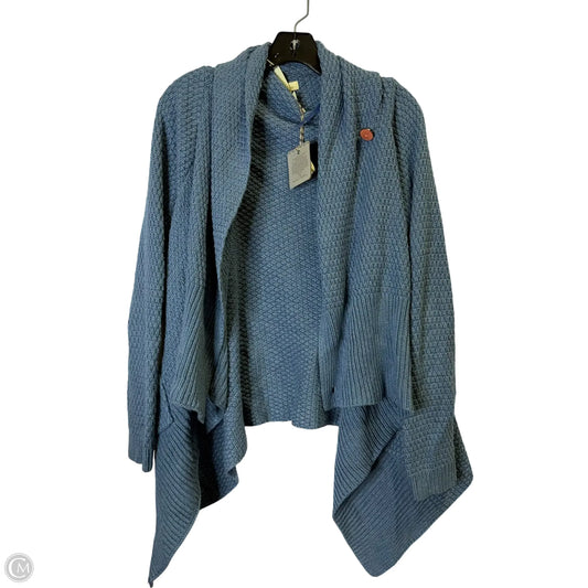 Sweater Cardigan By Matilda Jane In Blue, Size: L