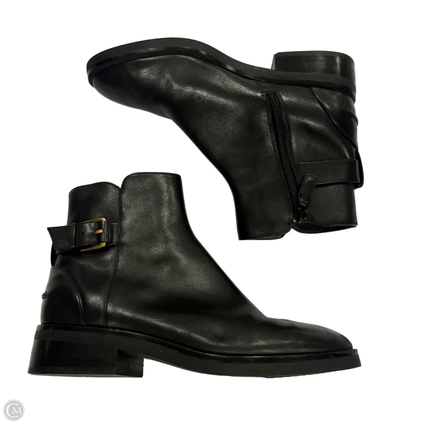 Boots Ankle Flats By Cole-haan In Black, Size: 7.5
