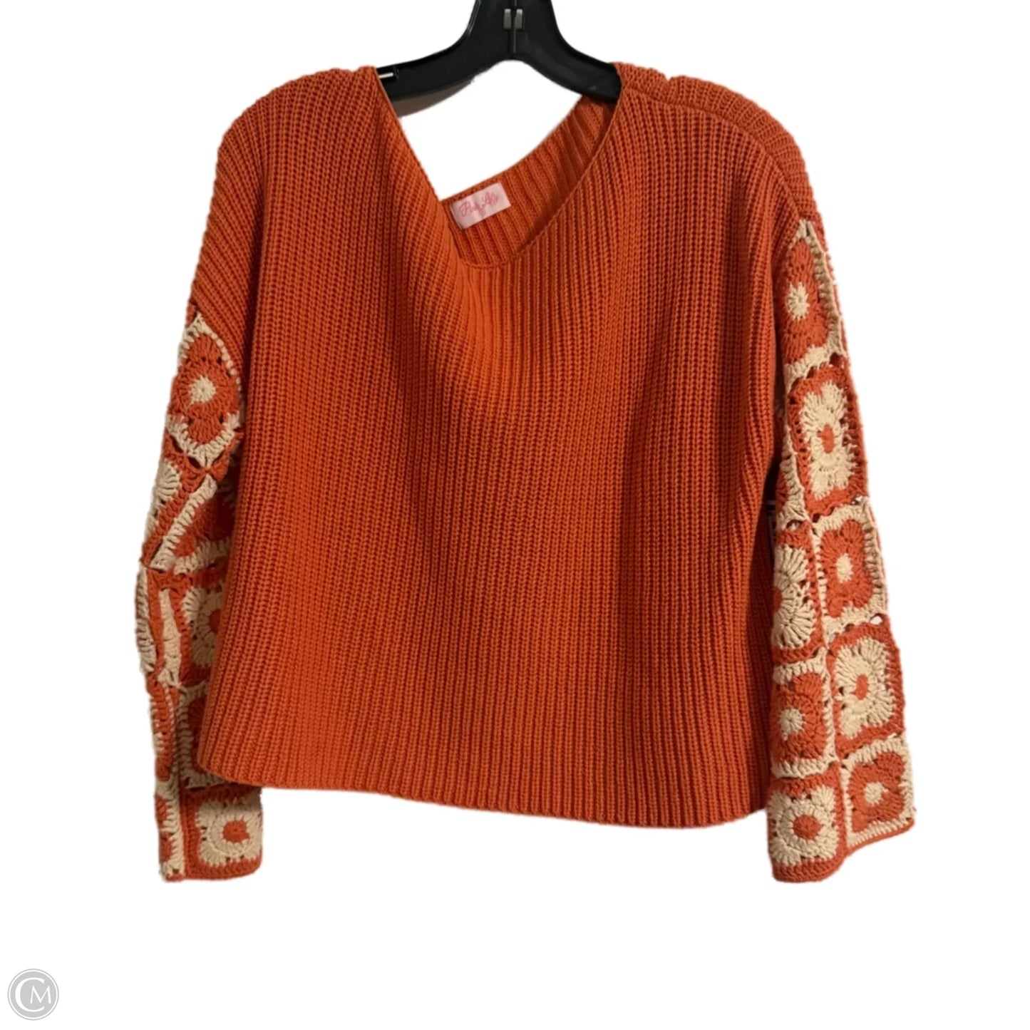 Sweater By Pink Lily In Orange, Size: M