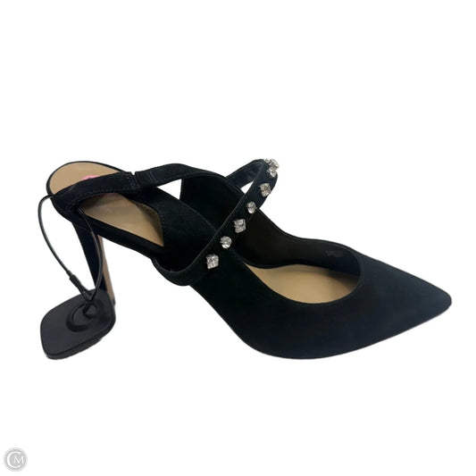 Sandals Heels Stiletto By Ann Taylor In Black, Size: 9