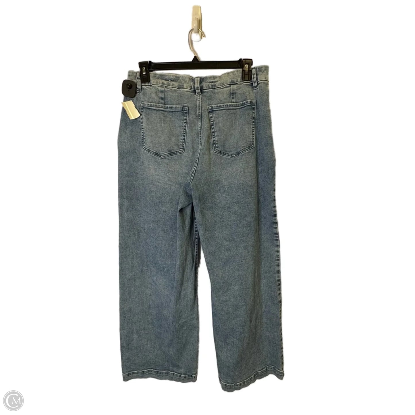 Jeans Straight By Lane Bryant In Blue Denim, Size: 16