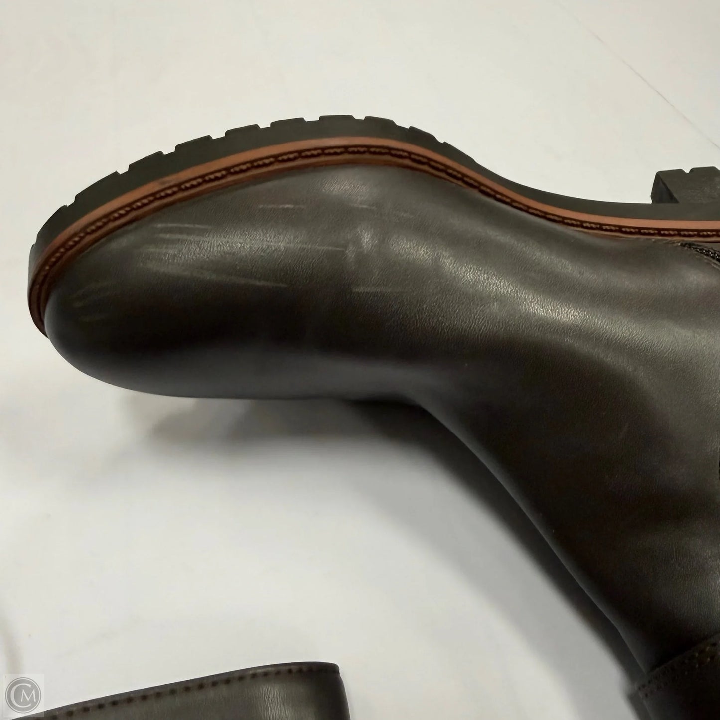 Boots Knee Flats By Tommy Hilfiger In Brown, Size: 8.5