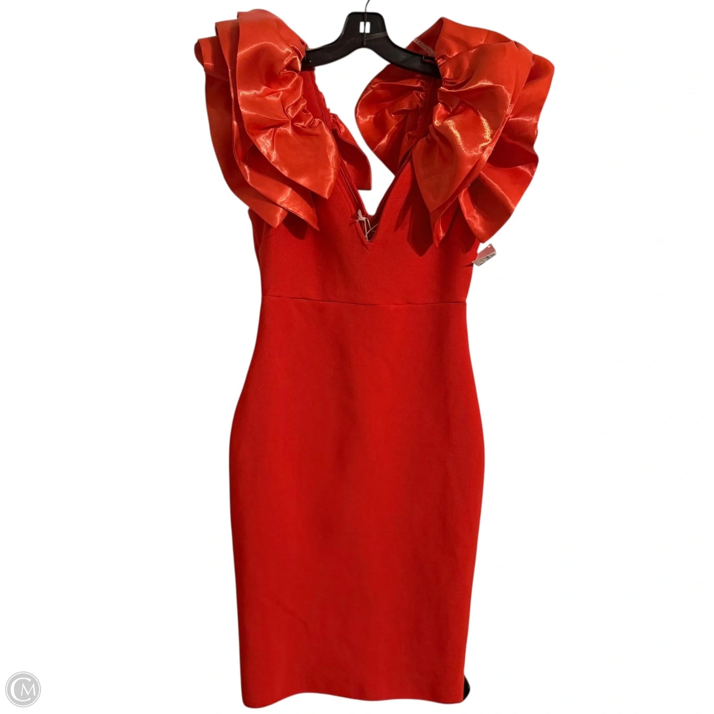 Dress Party Midi By Clothes Mentor In Red, Size: M