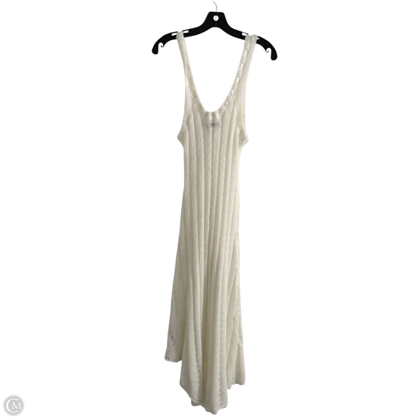 Dress Casual Midi By Urban Outfitters In Cream, Size: L