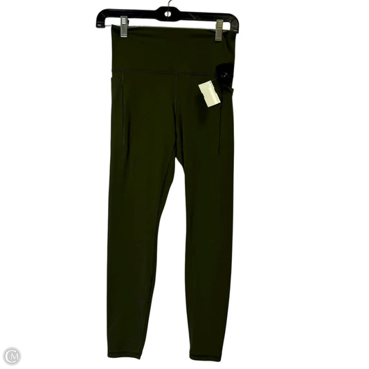 Athletic Leggings By Athleta In Green, Size: M