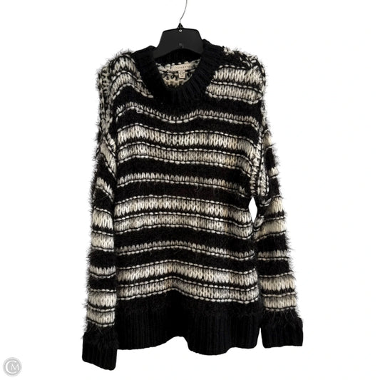 Sweater By Top Shop In Black & White, Size: S