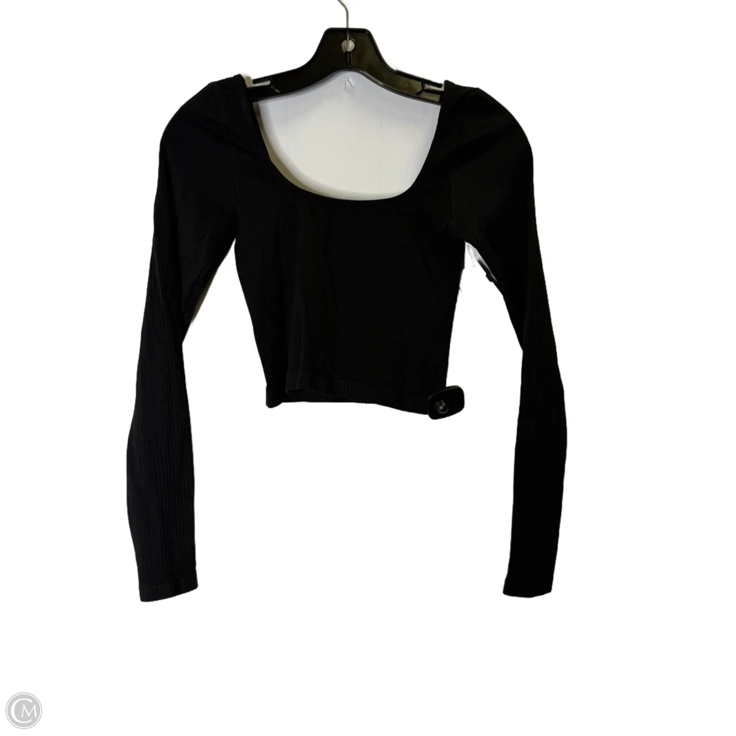 Top Long Sleeve Basic By Anthropologie In Black, Size: S