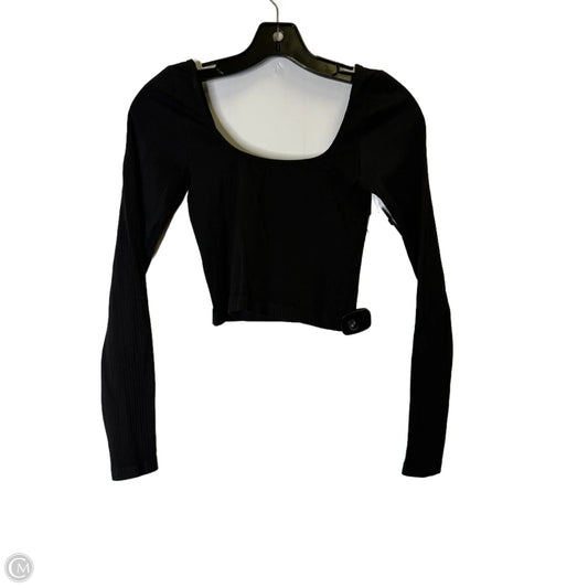 Top Long Sleeve Basic By Anthropologie In Black, Size: S