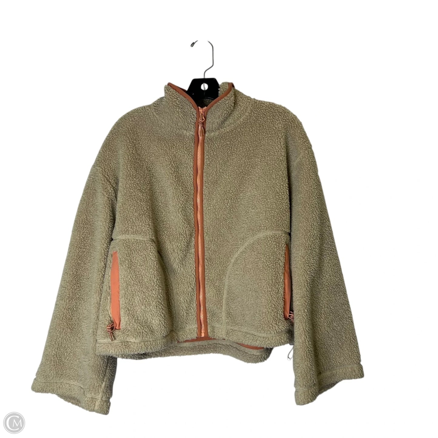 Jacket Faux Fur & Sherpa By Clothes Mentor In Tan, Size: S