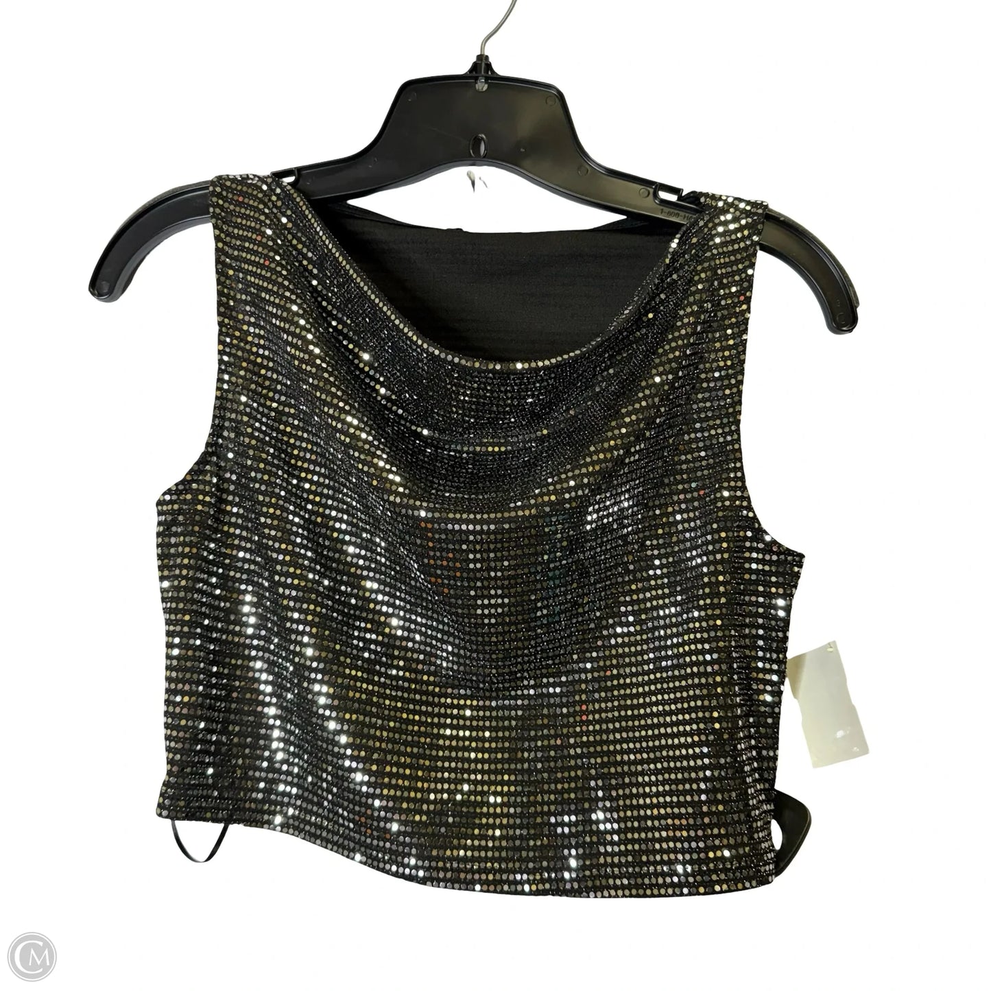Top Sleeveless By Sincerely Jules In Silver, Size: S