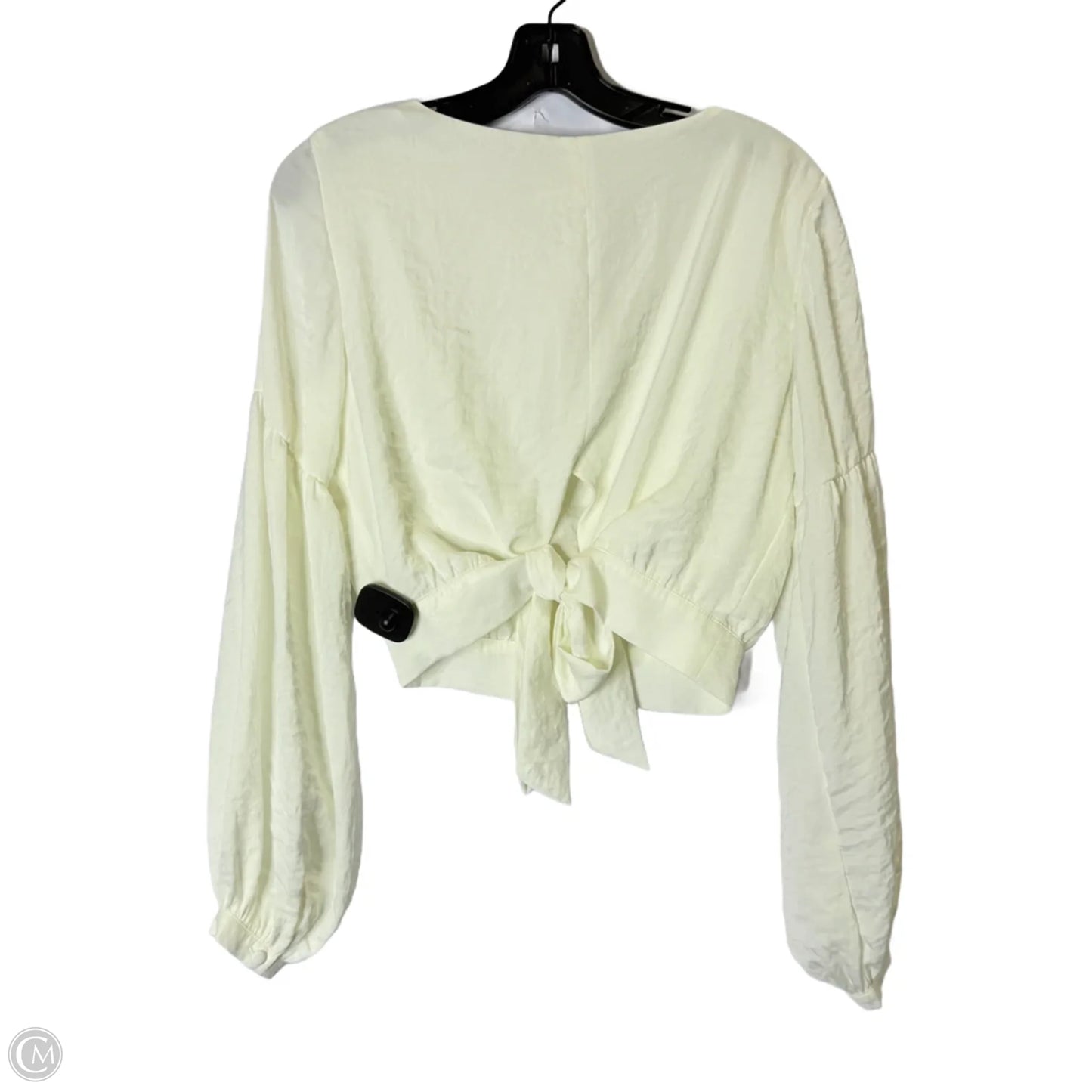 Top Long Sleeve By Chelsea And Violet In Cream, Size: M