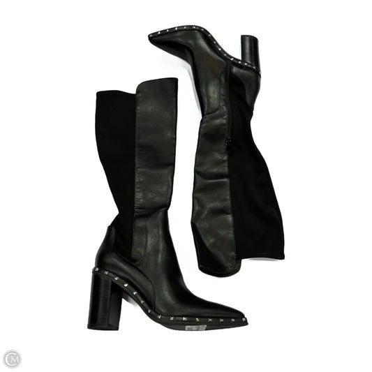 Boots Knee Heels By Charles By Charles David In Black, Size: 8