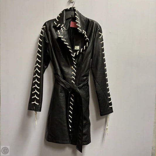 Coat Trench Coat By Azalea Wang In Black, Size: L