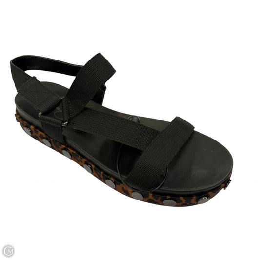 Sandals Heels Platform By Jessica Simpson In Black, Size: 8