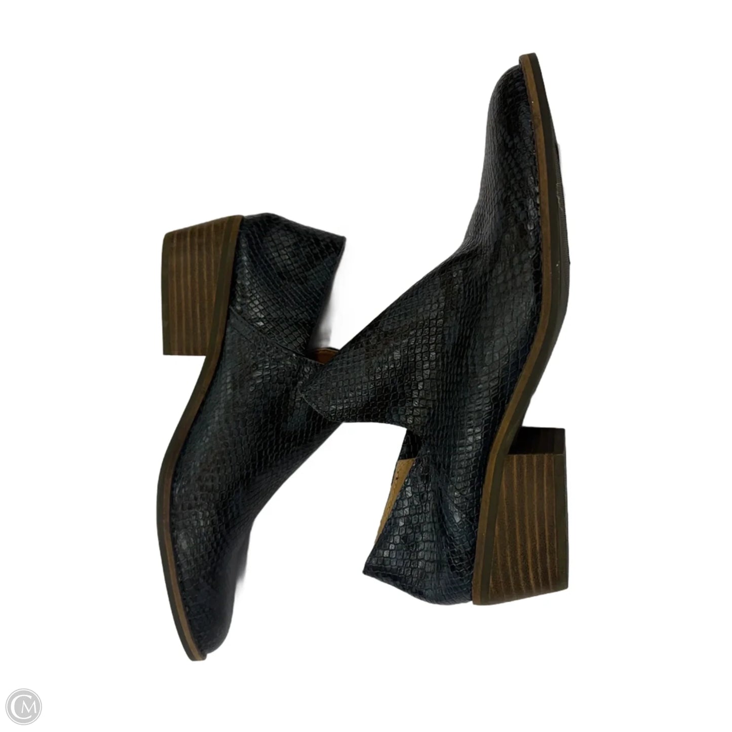 Boots Ankle Heels By Lucky Brand In Blue, Size: 10