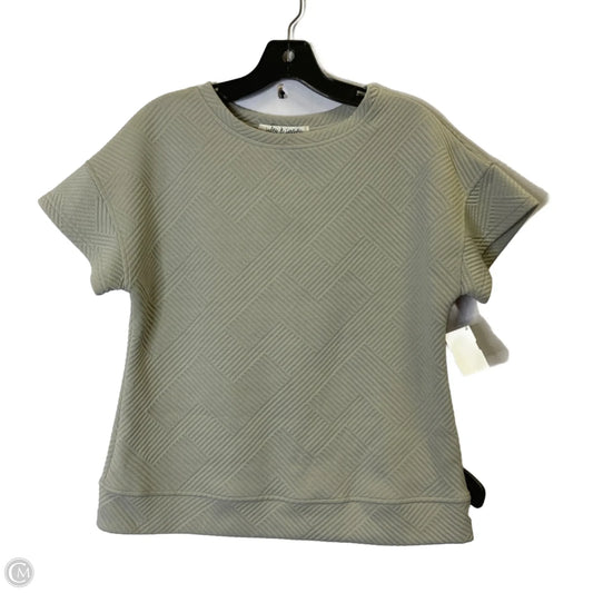 Top Short Sleeve Basic By Clothes Mentor In Grey, Size: S