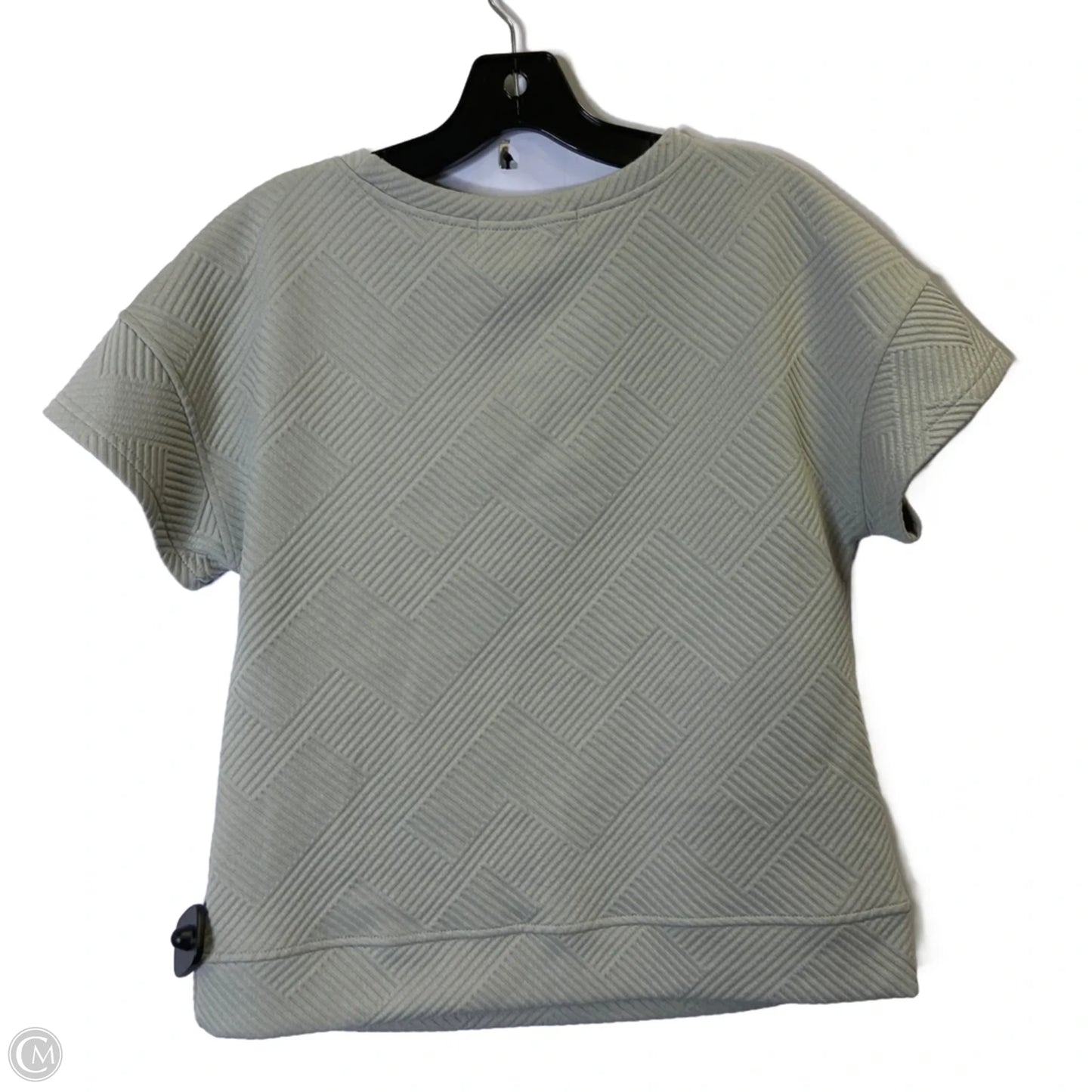 Top Short Sleeve Basic By Clothes Mentor In Grey, Size: S