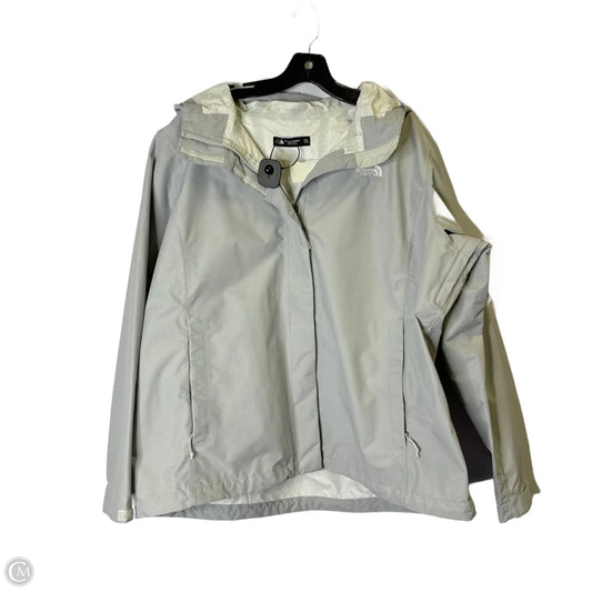 Jacket Windbreaker By The North Face In Grey, Size: Xxl