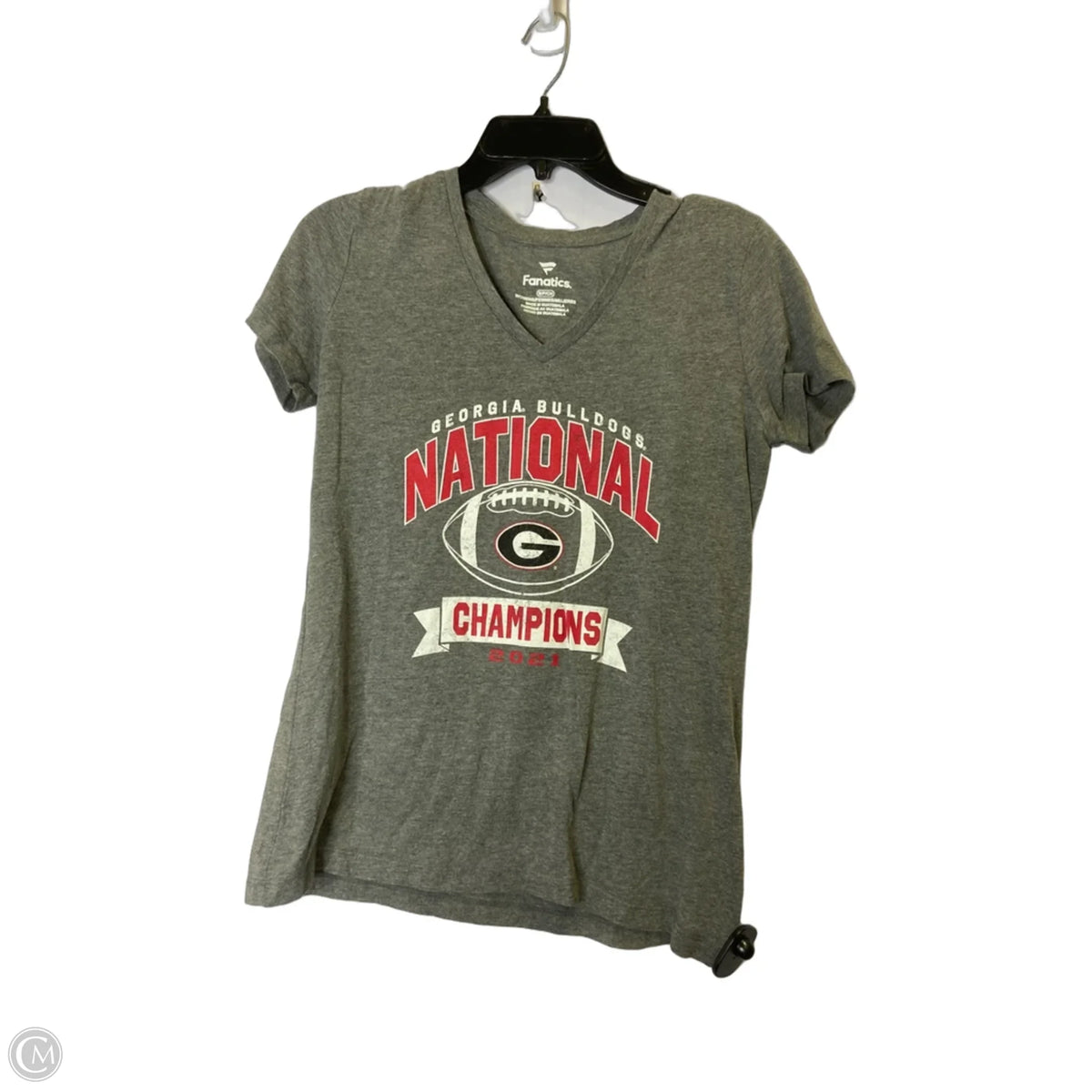 Top Short Sleeve Basic By Fanatics In Grey, Size: S