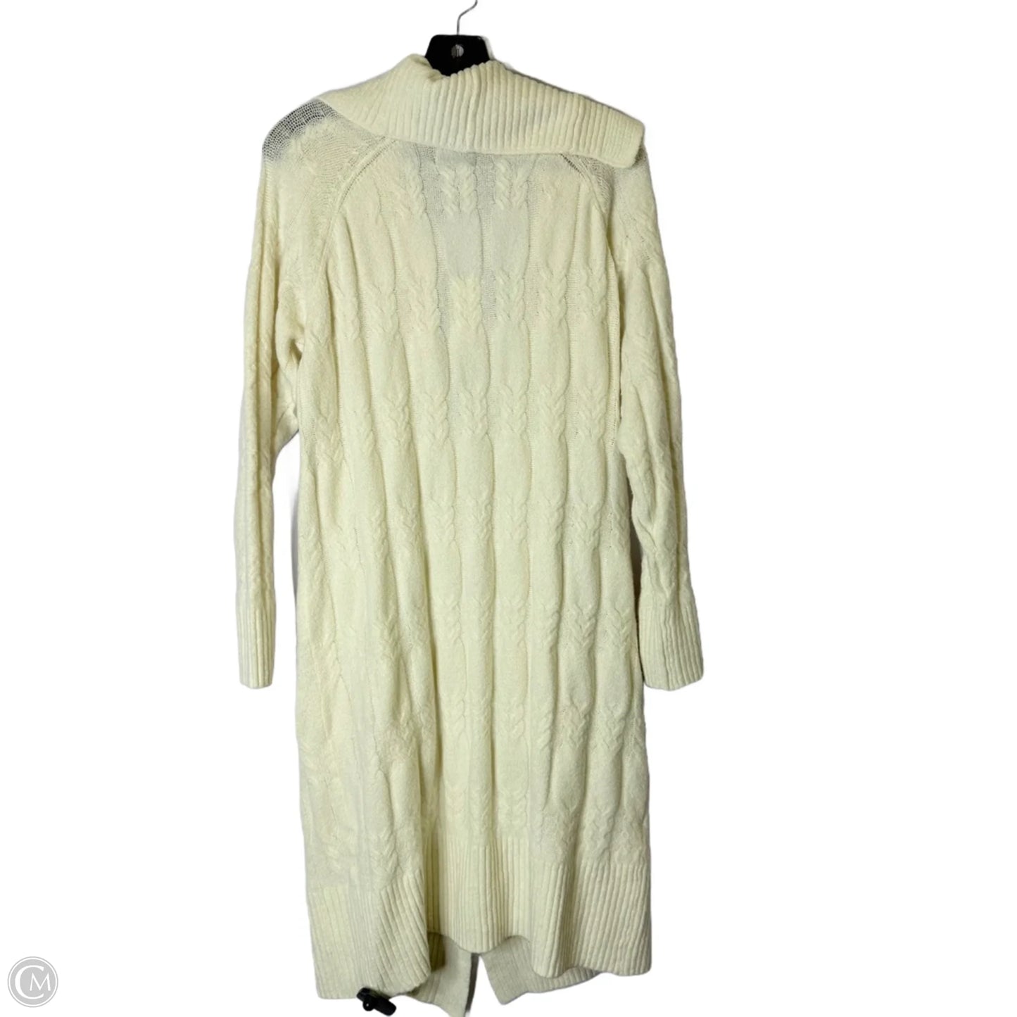 Sweater Cardigan By Pink Rose In Cream, Size: L