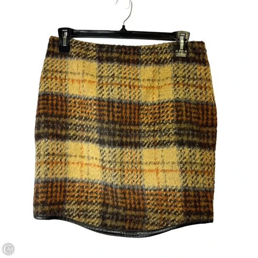 Skirt Mini & Short By Karen Kane In Brown, Size: 12