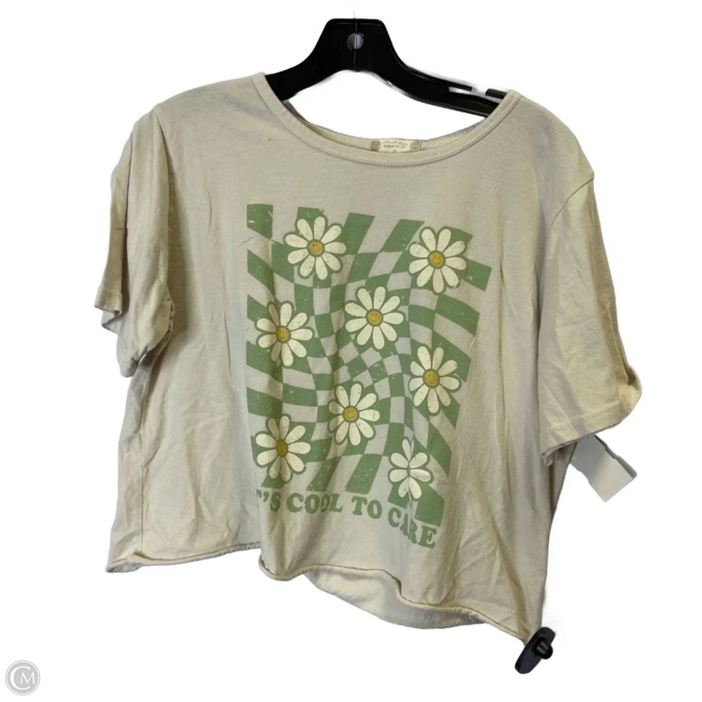 Top Short Sleeve Basic By Altard State In Cream, Size: M