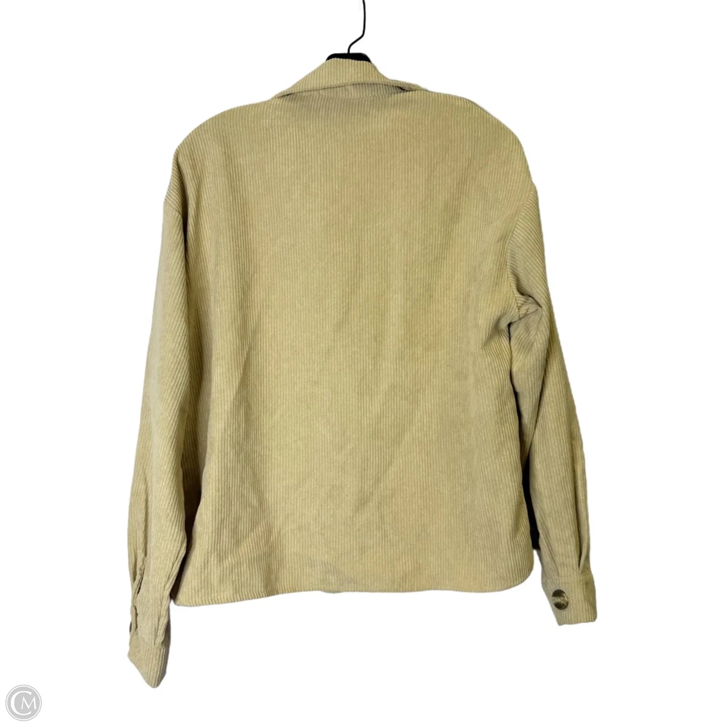 Jacket Shirt By Hyfve In Tan, Size: S