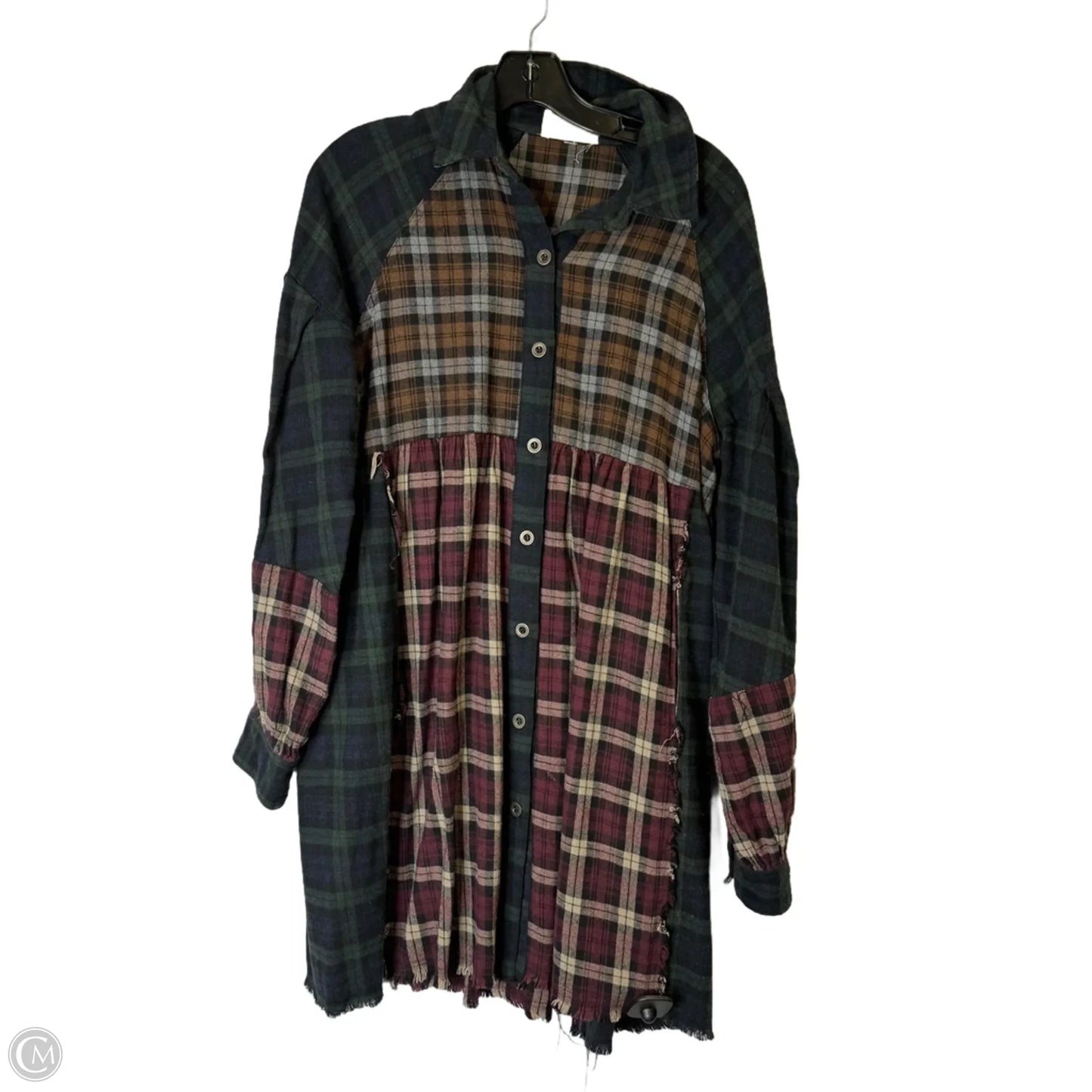 Dress Casual Short By Dress Up In Plaid Pattern, Size: S