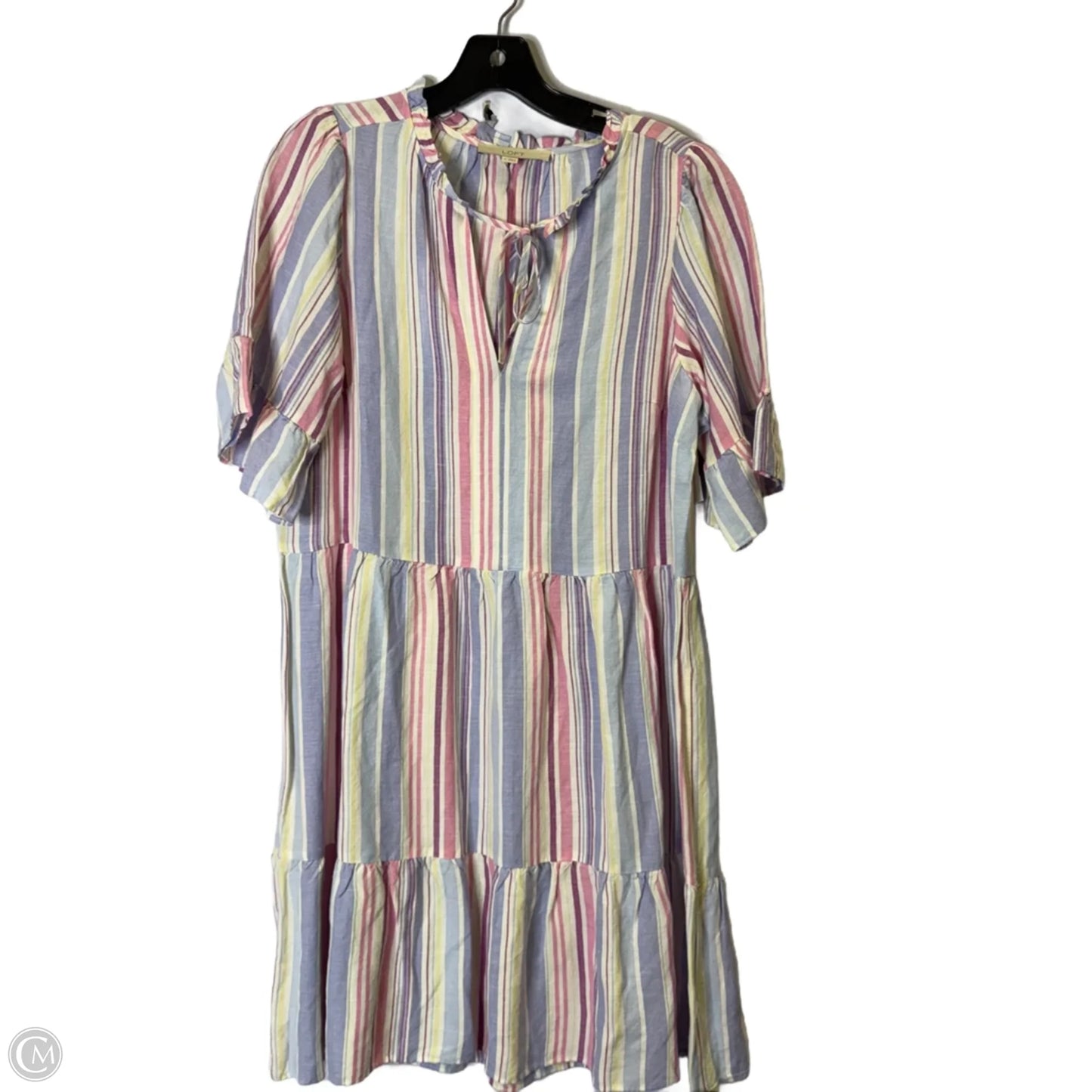 Dress Casual Short By Loft In Purple, Size: M