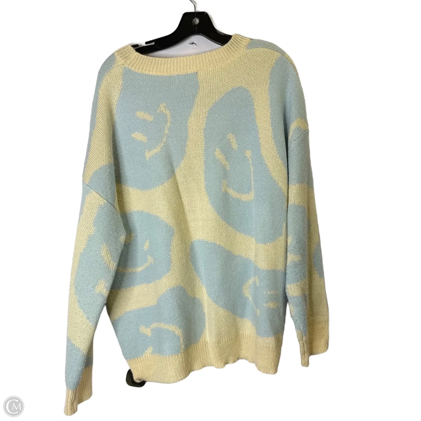 Sweater By Altard State In Blue & Cream, Size: S