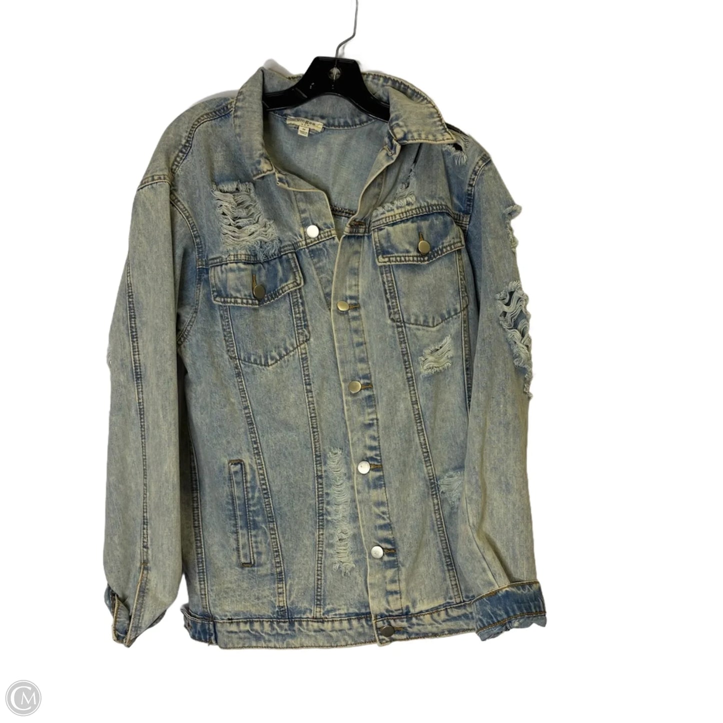 Jacket Denim By Umgee In Blue Denim, Size: M