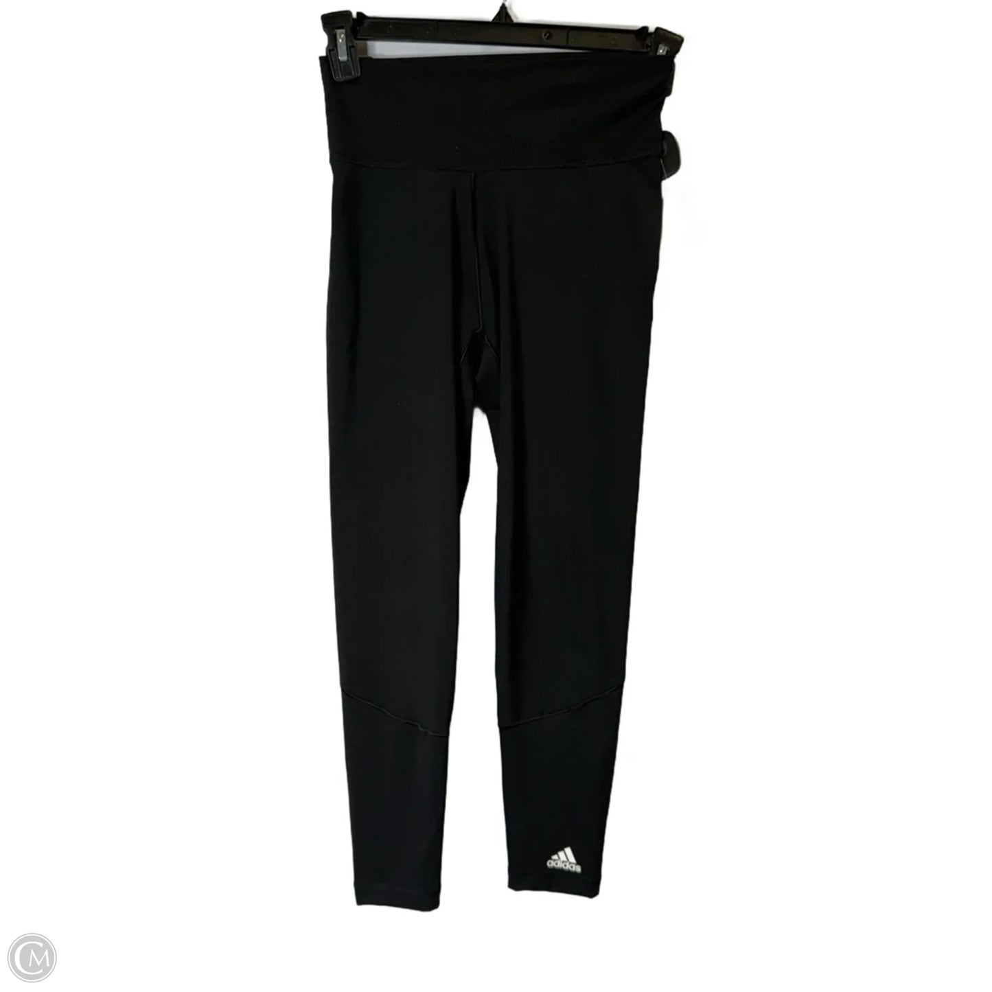Athletic Leggings By Adidas In Black, Size: M