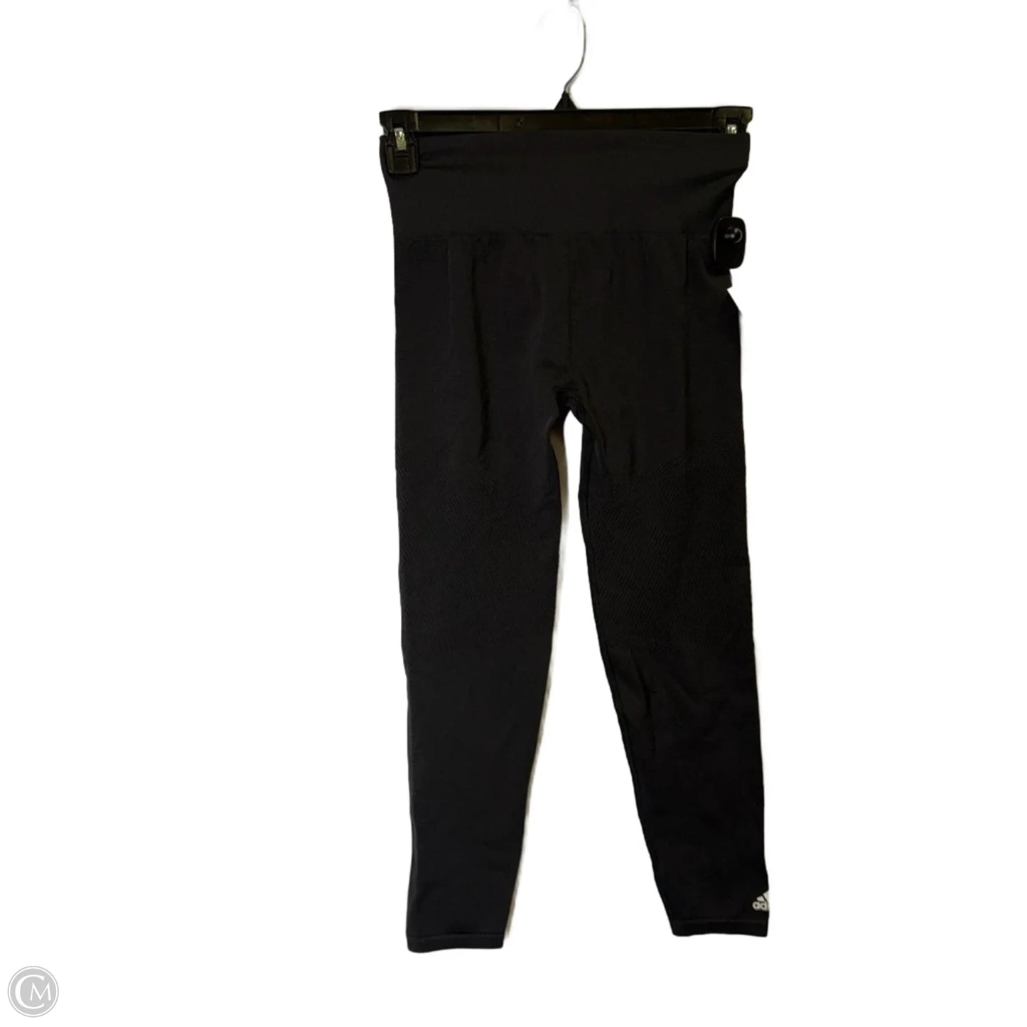 Athletic Leggings By Adidas In Black, Size: M