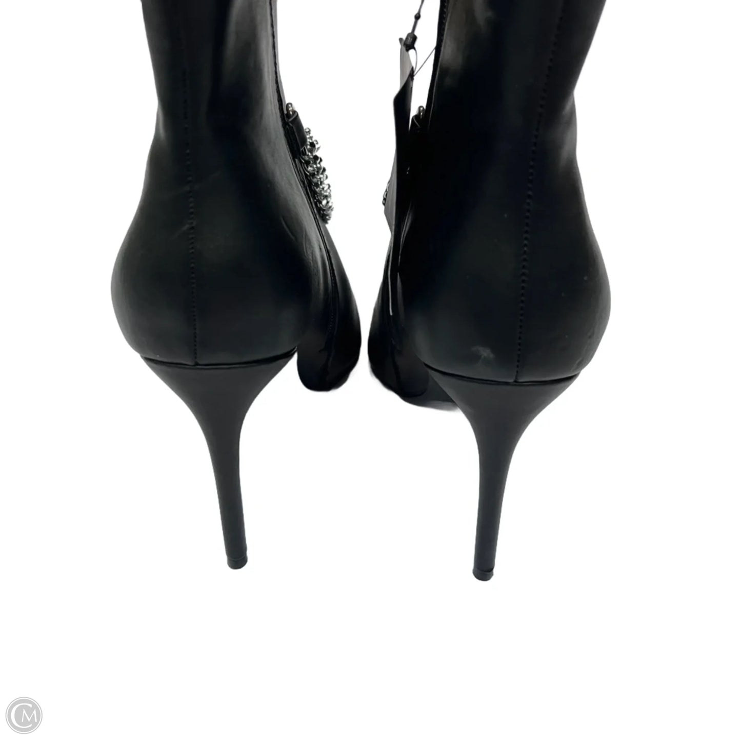 Boots Ankle Heels By Forever 21 In Black, Size: 9