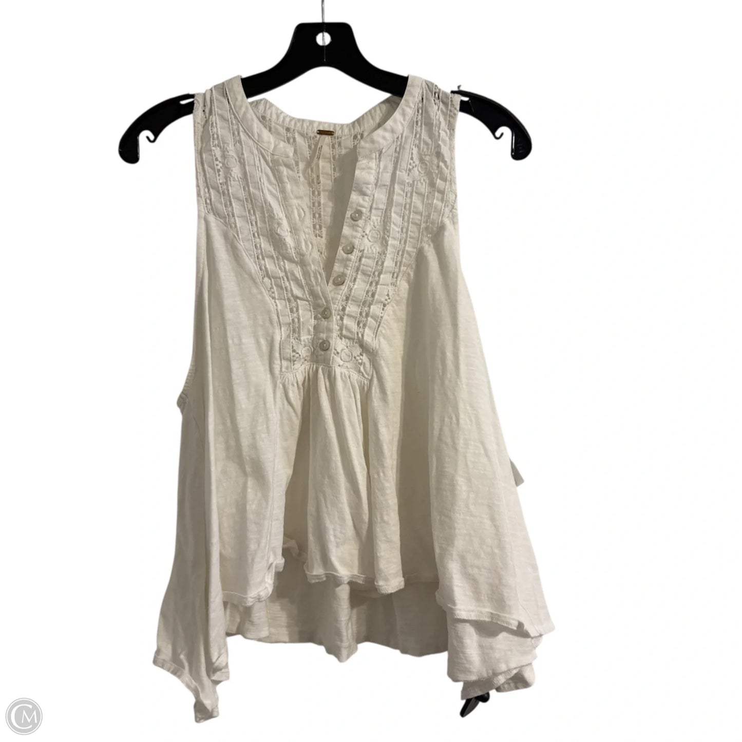 Top Sleeveless By Free People In White, Size: S
