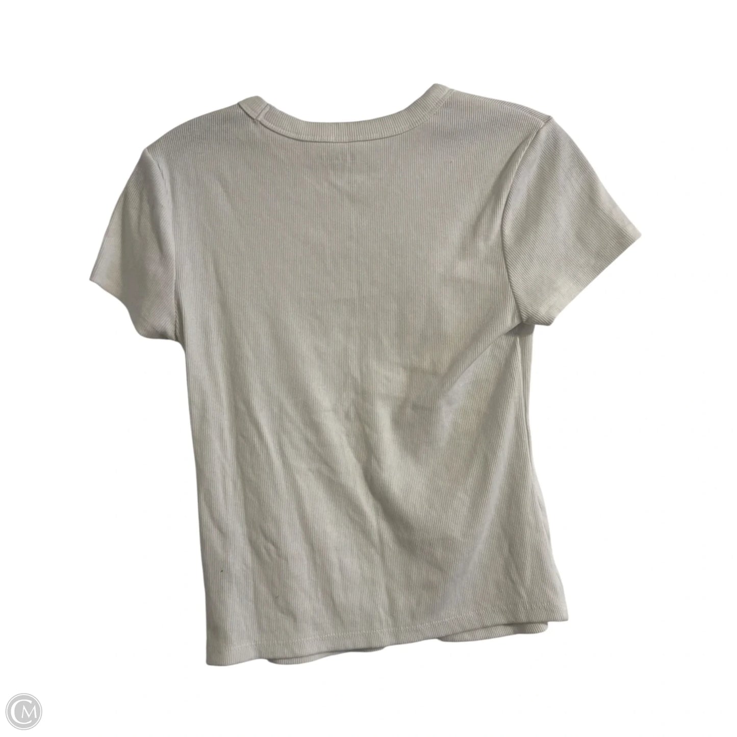 Top Short Sleeve Basic By Old Navy In White, Size: M